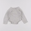 Vertbaudet - body gris - 6 mois