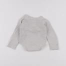Vertbaudet - body gris - 6 mois