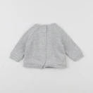 Vertbaudet - sweat gris - 3 mois
