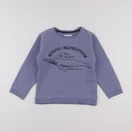 Monoprix - sweat bleu - 8 ans