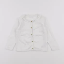 Vertbaudet - gilet blanc - 18 mois