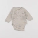Vertbaudet - body beige - 0 mois