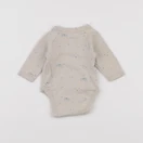 Vertbaudet - body beige - 0 mois