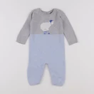 Jacadi - combinaison gris, bleu - 6 mois