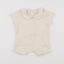 Vertbaudet - combinaison beige - 1 mois