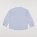 H&M - chemise blanc, bleu - 5/6 ans