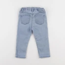 H&M - jean bleu - 9/12 mois