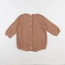 H&M - combinaison marron - 9/12 mois