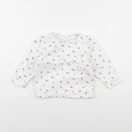 Vertbaudet - sweat blanc - 18 mois