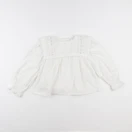 Vertbaudet - blouse blanc - 7 ans