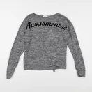 H&M - tee-shirt gris - 10/12 ans
