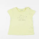 Vertbaudet - tee-shirt jaune - 12 mois