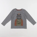 Vertbaudet - tee-shirt bleu - 6 ans