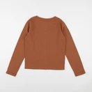 Vertbaudet - sweat marron - 10 ans