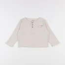 Vertbaudet - tee-shirt beige - 18 mois