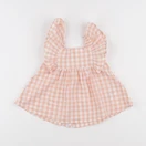 Vertbaudet - robe orange - 6 mois