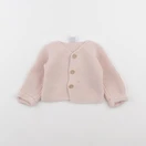 Petit Bateau - gilet rose - 12 mois