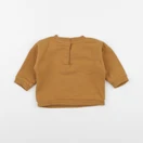 Vertbaudet - sweat marron - 6 mois