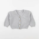 Vertbaudet - gilet gris - 18 mois
