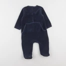 Vertbaudet - pyjama velours bleu - 9 mois
