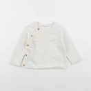 Vertbaudet - gilet blanc - 9 mois
