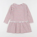 Vertbaudet - robe blanc, rouge - 4 ans
