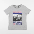 IKKS - tee-shirt gris - 10 ans