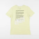 IKKS - tee-shirt imprimé au dos jaune - 10 ans