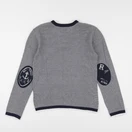 IKKS - pull bleu, blanc - 10 ans