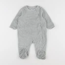 Vertbaudet - pyjama velours vert - 9 mois