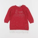 IKKS - robe rouge - 6 mois