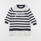 IKKS - robe blanc, bleu - 6 mois
