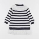 IKKS - robe blanc, bleu - 6 mois