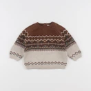 Vertbaudet - pull marron - 9 mois