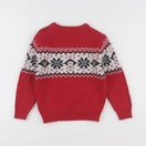 Vertbaudet - pull rouge - 5 ans