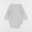 Tape à l'oeil - body gris - 9 mois