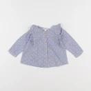 Vertbaudet - blouse bleu - 6 mois