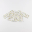 Petit Bateau - gilet blanc - 6 mois