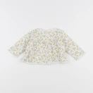 Petit Bateau - gilet blanc - 6 mois