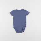 H&M - body bleu - 9/12 mois