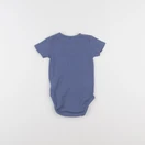 H&M - body bleu - 9/12 mois