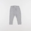 H&M - pantalon gris - 9/12 mois