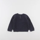 H&M - pull bleu - 12/18 mois