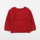 Vertbaudet - pull rouge - 24 mois