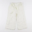 Vertbaudet - pantalon blanc - 9 ans
