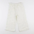 Vertbaudet - pantalon blanc - 9 ans