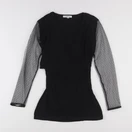 Envie de fraise - tee-shirt allaitement noir - 34