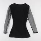 Envie de fraise - tee-shirt allaitement noir - 34