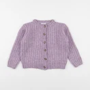 Vertbaudet - gilet violet - 5 ans