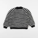 Zara - gilet blanc, noir - 3/4 ans